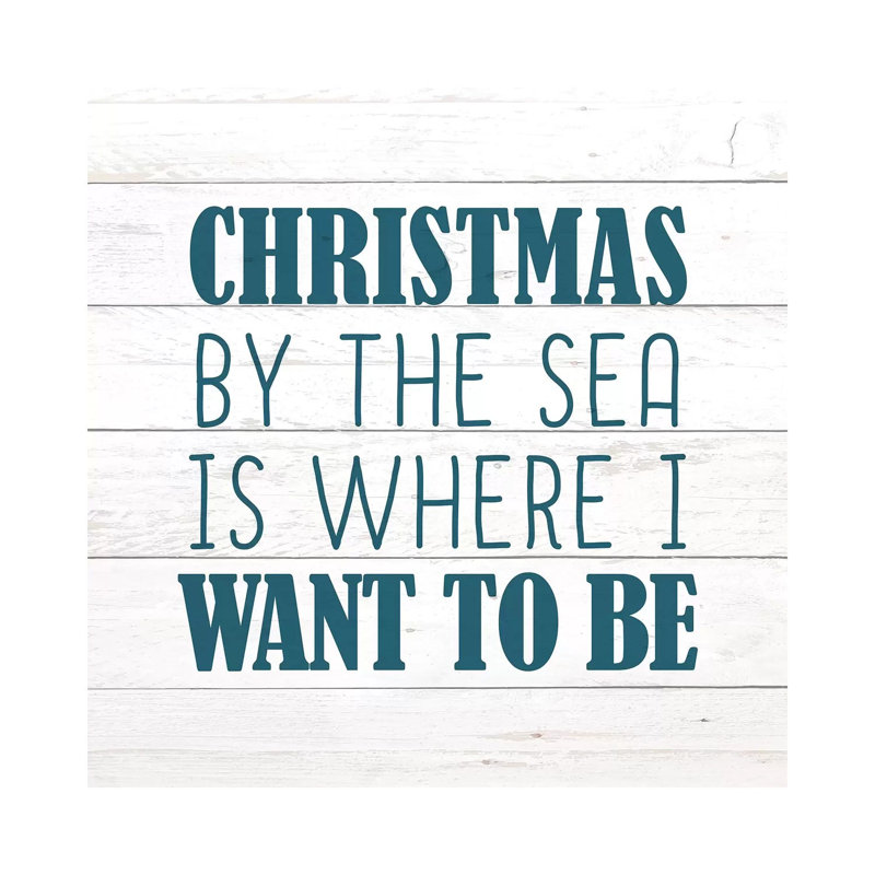 By The Sea by Kimberly Allen - Wrapped Canvas Gallery-Wrapped Canvas Giclée, 45.72cm H x 45.72cm W