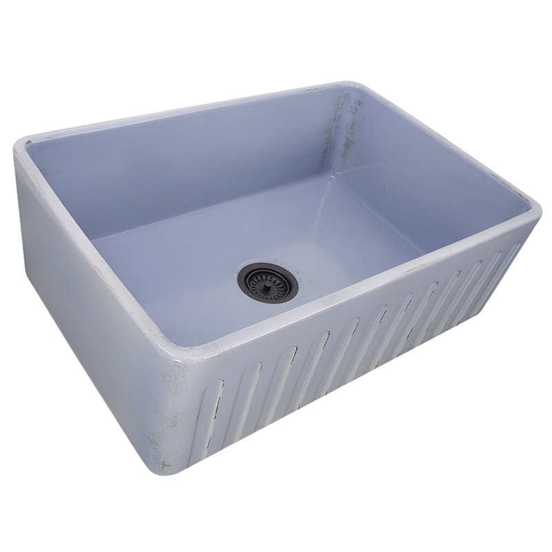 Vineyard 29.75'' L Single Basin Kitchen Sink, Shabby Sugar