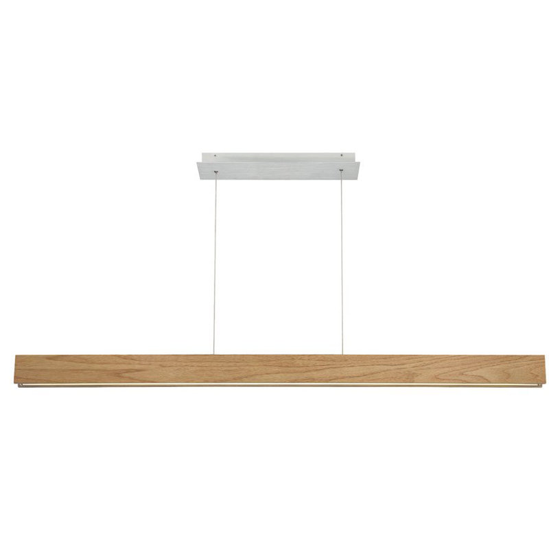 Drift 1 - Light LED Pendant, Walnut, 3" H x 56" W x 2" D