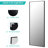 Codrey Engineered Wood Flat Wall Mirror-394694410