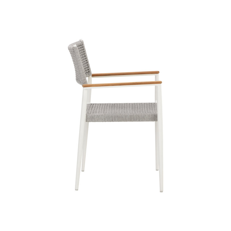 Outdoor Dining Armchair, White