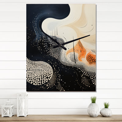 Horloge murale moderne Deep Marine Scenes Collage I - Coastal Coral