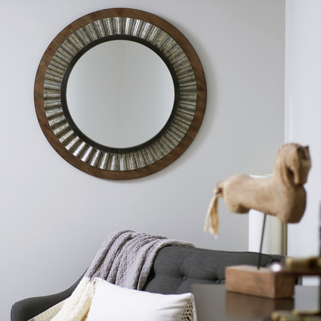 Liggins Metal Concave Wall Mirror Williston Forge