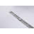 FINE FIXTURES Linear Shower Drain, Slotted Grate Design, 10-Gauge 304 Stainless Steel, Center Outlet, Fast Drainage, Hair Strainer Included-126702985