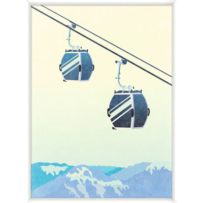 «Ski Style Graphic 3» par Nathan Turner - Cadre photo unique, impression