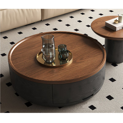 Italian minimalist round coffee table