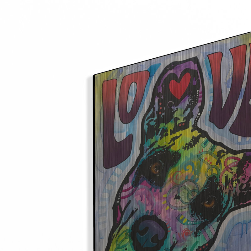 Lark Manor ™ «Love and Trust» par Dean Russo Studios, art mural en métal, H 16 po x l 12 po