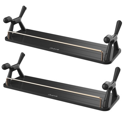 2 Piece Metal Floating Shelf