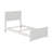 Amear Solid Wood Foundation Bed with Matching Footboard-134548193-134548205