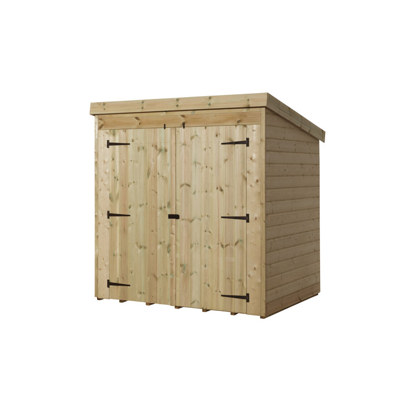 Shiplap Pent Wooden Shed, 6ft. x 3ft.