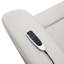 Fauteuil inclinable électrique Arshie, chauffage et massage, similicuir gris