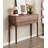 35.43" Walnut colour Rectangular Solid Wood Console Table-107242395