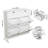 24 pairs shoe storage cabinet with 4 doors and 2 drawers, shoe cabinet with adjustable shelves for  entryway-511609463