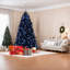 Arbres de Noël noirs audacieux, structure en métal, design moderne pour le charme des Fêtes