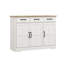 Armoire de rangement avec 3 tiroirs et 3 portes-119233292