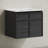 St. Tropez 24" Wall-Mounted Bathroom Vanity In Black With 3-Hole Centerset Sink Top-119665173-119665177-119665174