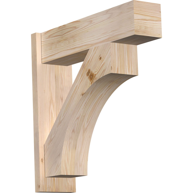 Westlake Block Outlooker, 30" H x 26" D, 6" W Douglas Fir (Rough Sawn)