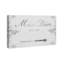 Miss D Road Sign Classic - Art textuel sur toile-50590220-50590225