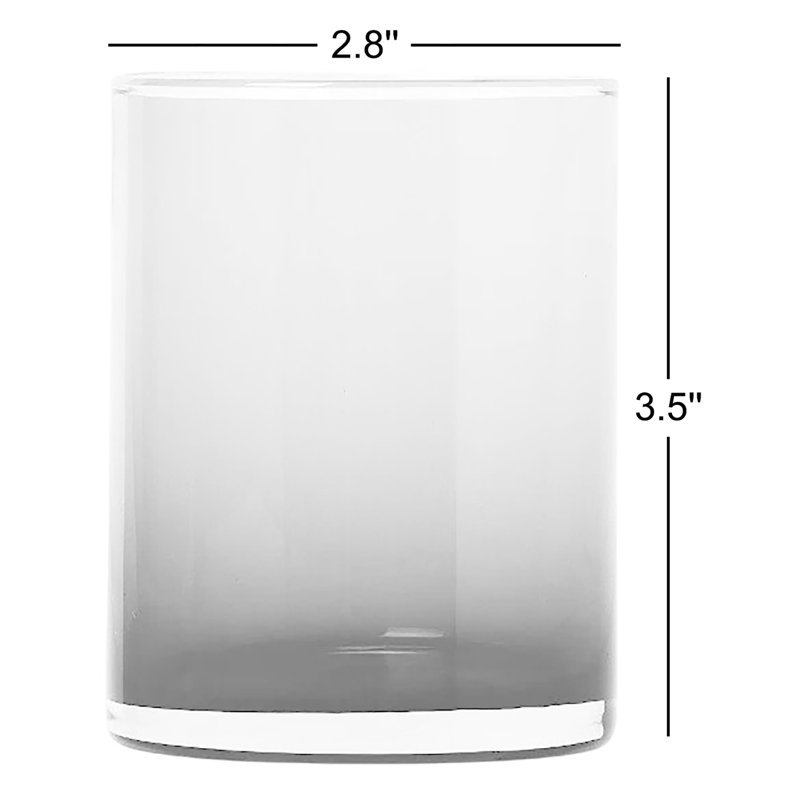 MERA 7 oz. Drinking Glass, Smoke