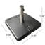 BASE DE PARAPLUIE - CARRE 119 LBS