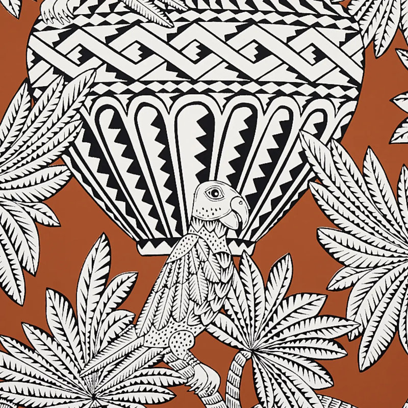 Papier peint Santarem, Chocolat