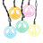 Kurt Adler Indoor/Outdoor UL 10-Light Peace Sign Light Set, 11.5ft