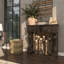 Accessoire de foyer d'extérieur en bois 45 po x 9,5 po