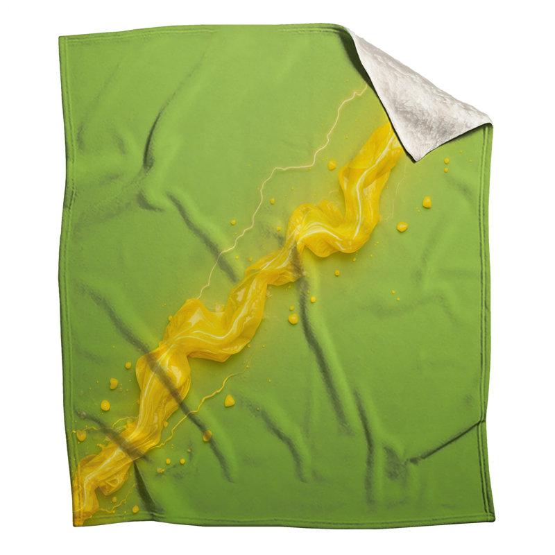 Couvertures jaunes, 50in W x 60in H