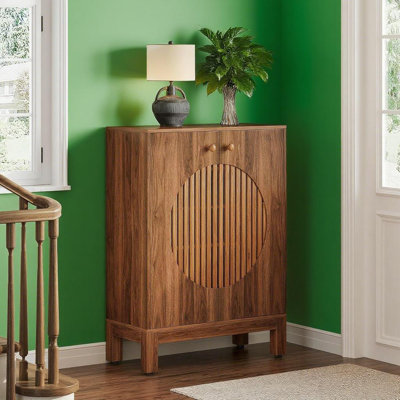 Armoire de rangement à chaussures polyvalente à 5 niveaux - idéale pour le vestibule, l'organisation du salon