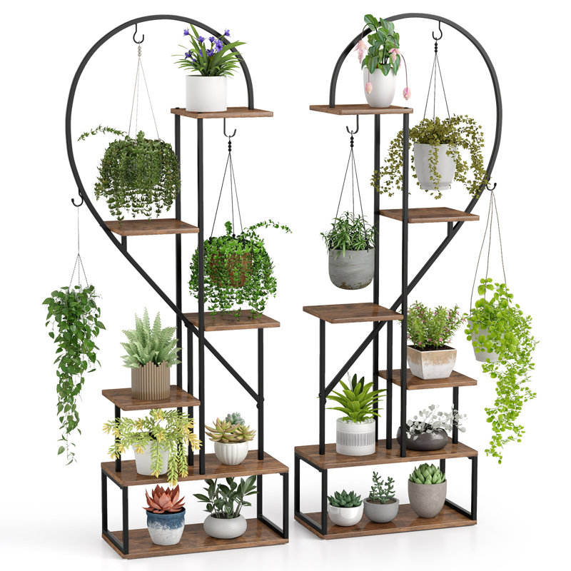 Plant Stand - Set of 2, Black