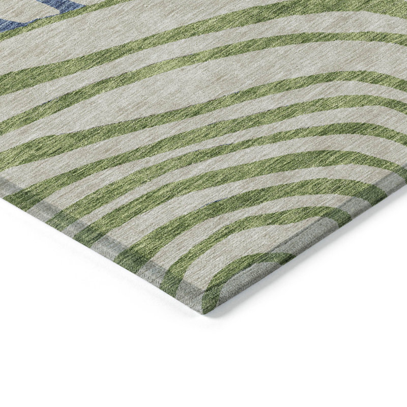 Tapis de porte d'extérieur antidérapant Leis, Tapis de couloir 2 pi 3 po x 7 pi 6 po