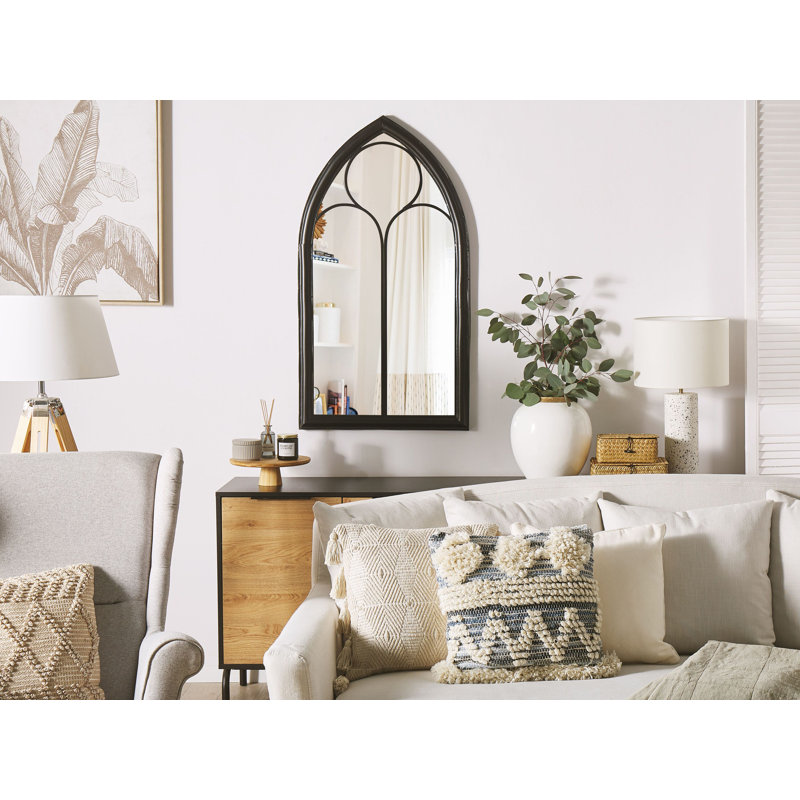 Haffey Metal Flat Wall Mirror
