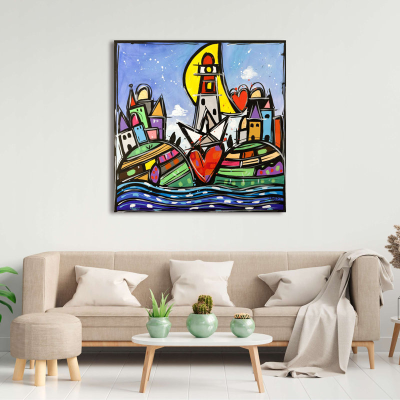 Heartland by Wallas - Wrapped Canvas Print, 50cm H x 50cm W