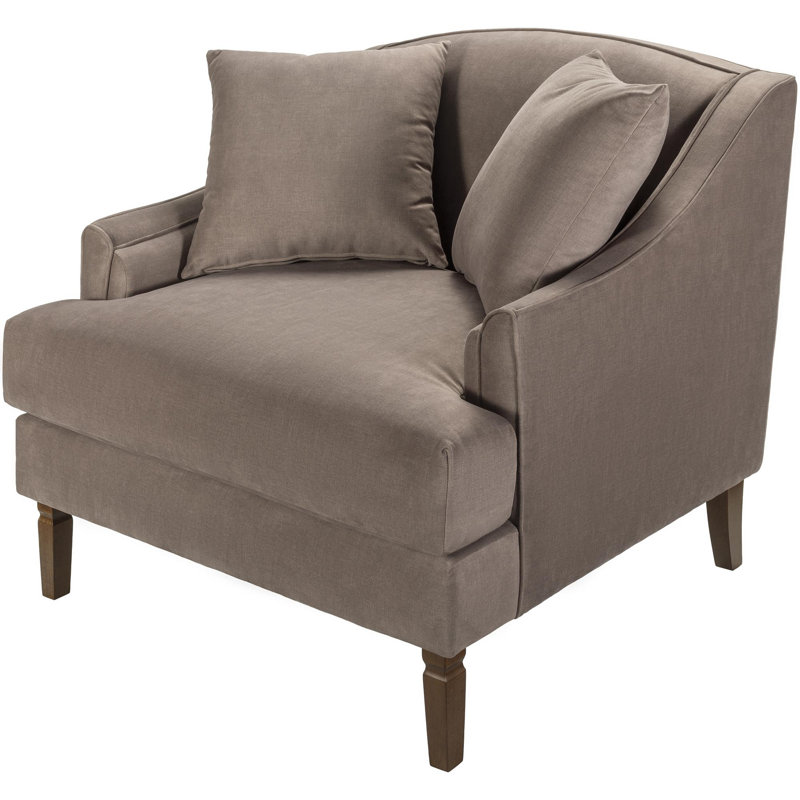 Agafia Traditional Accent Chair, Adriona Beige Velvet