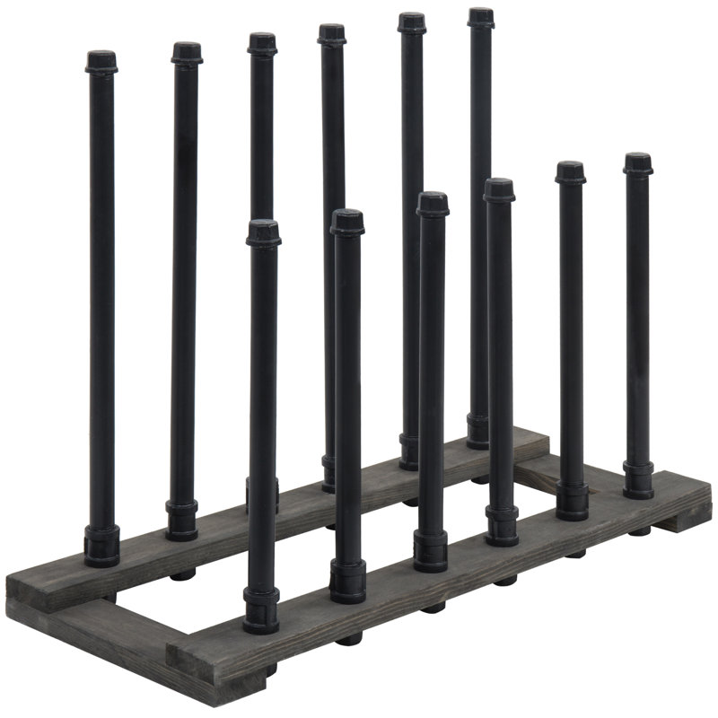 6 Pair Industrial Style Boot Storage