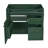 '' Bathroom Vanity Cabinet, Solid Wood Frame, 2 Drawers & Tip-out Drawer, Modern Design, Basin Sink Not Included