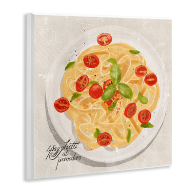 «Italian Spaghetti Meal», art mural par Juliet Rose Philips
