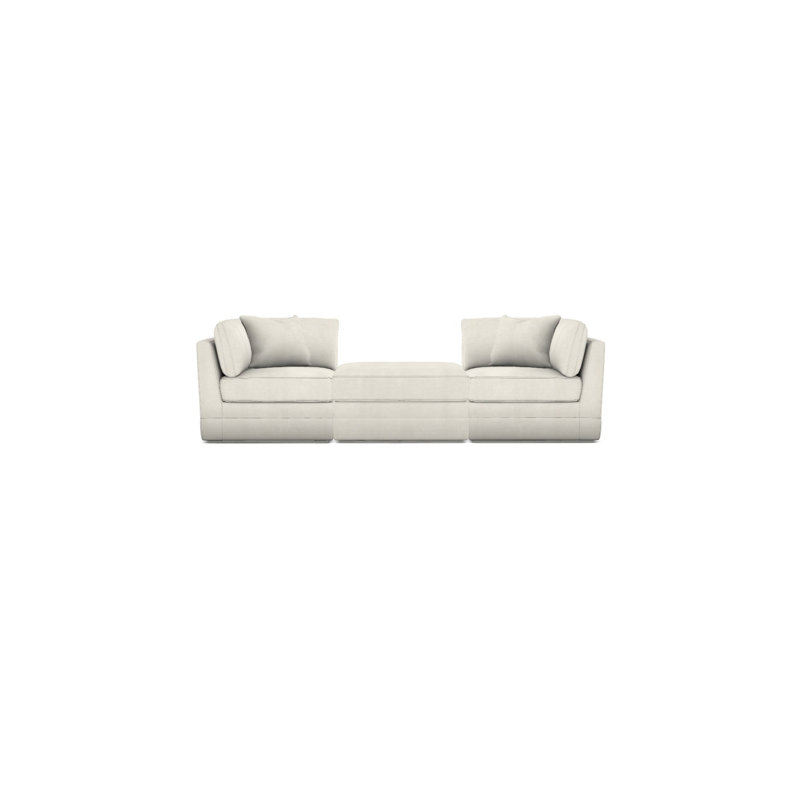 Thom Filicia Home Sectional, Nadia Parchment Crypton®, Dove Gray