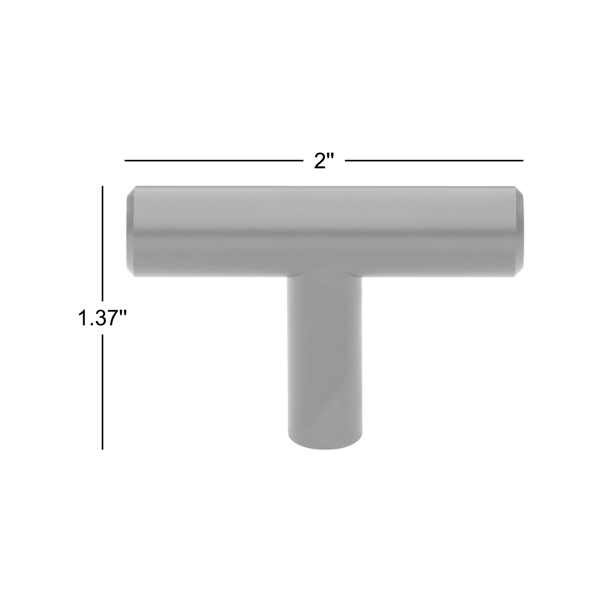 Roman 2" Length Bar Knob Multipack, Satin Gold