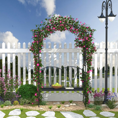 Metal Outdoor Bench