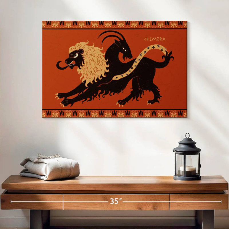 Chimera Monster, 16" H x 24" W