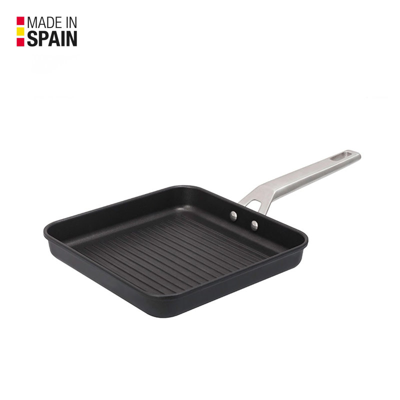 Hodges Non-Stick Aluminum Grill Pan / Griddle Set, 23 cm