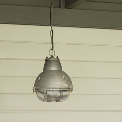 1 - Light Aluminium Dome Pendant