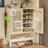 Beige Solid wood Shoe Storage