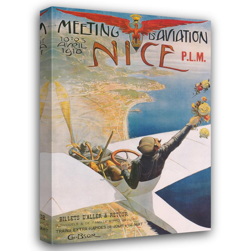 Meeting d'Aviation Nice, 24" H x 16" W