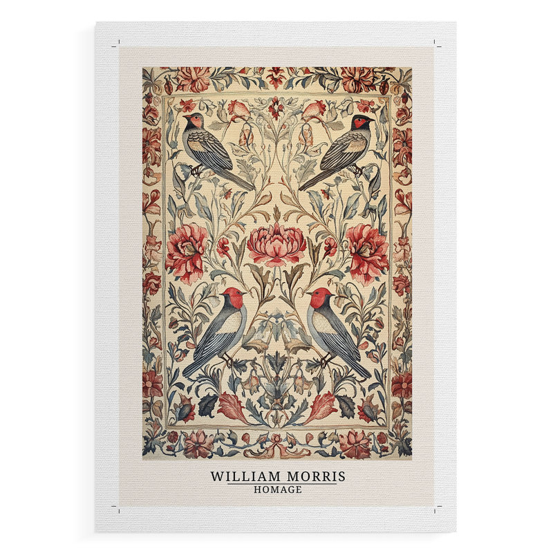 Série Wm morris cccxci-impression sur toile seulement - non encadrée, H 18 po x l 12 po
