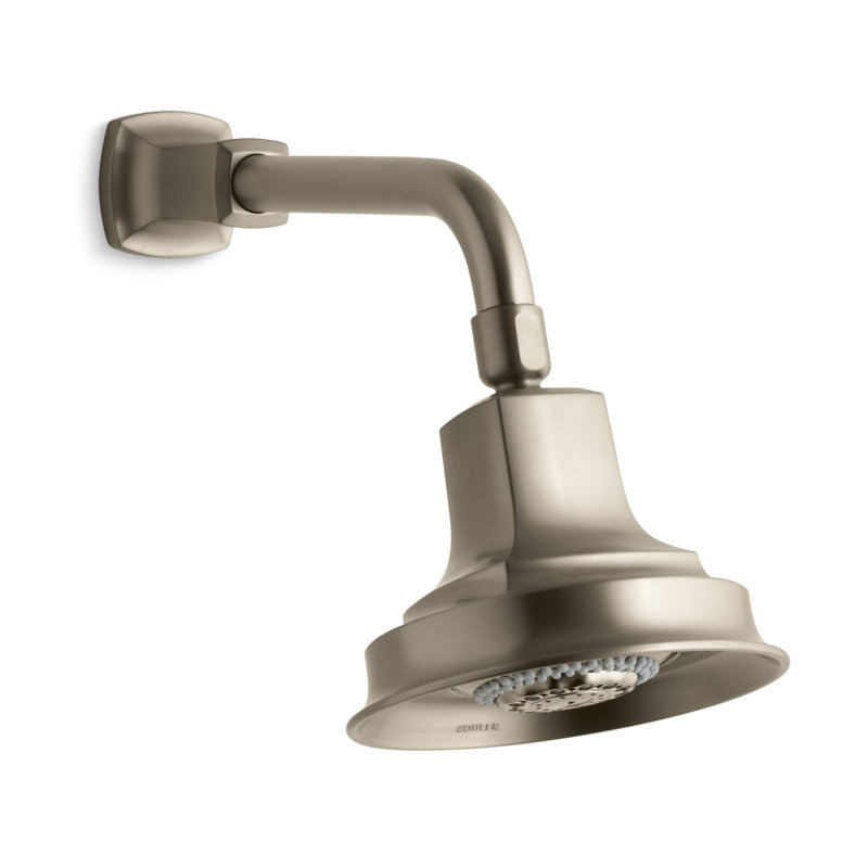 Margaux 2.5 GPM Multifunction Wall-Mount Shower Head, Bronze brossé vibrant