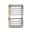 Fish Magazine Rack Gracie Oaks Hatten Metal 2 Slots Decorative Black Magazine Rack Holder ...