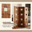 Paravent brun pliable Mid-Century-1755410685