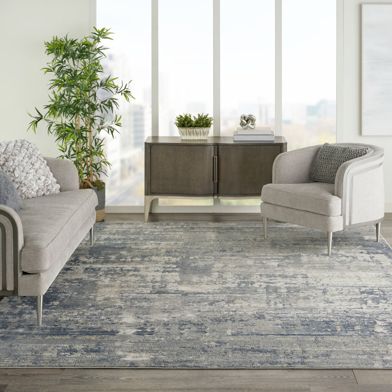 Tapis beige contemporain contemporain, Rectangle 6 pi 7 po x 9 pi 6 po
